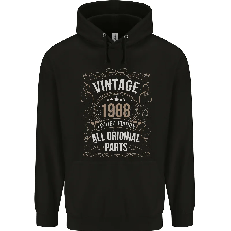 36th Birthday Limited Edition 1988 Mens 80% Cotton Hoodie