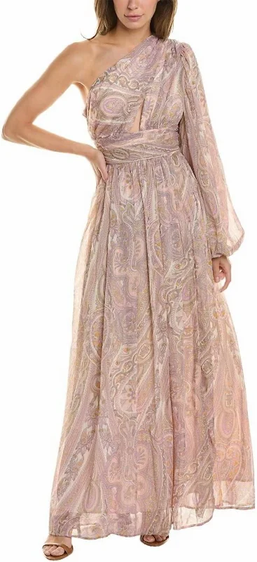 Gianni Maxi Dress In Pink