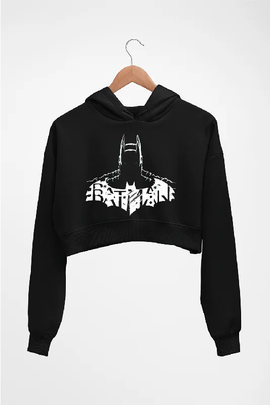 Batman Superhero Crop HOODIE FOR WOMEN