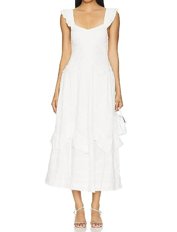 Brin Dress In Bright White