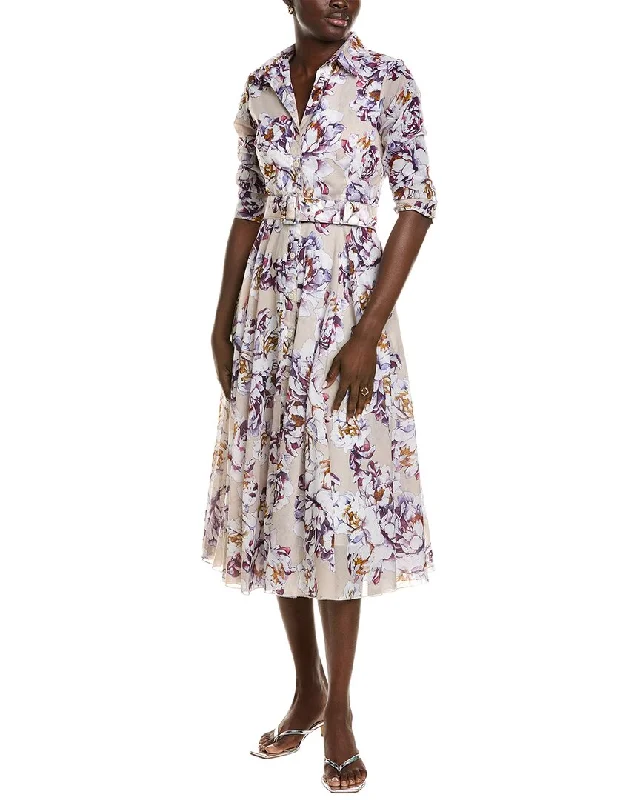 Samantha Sung Aster Shirtdress