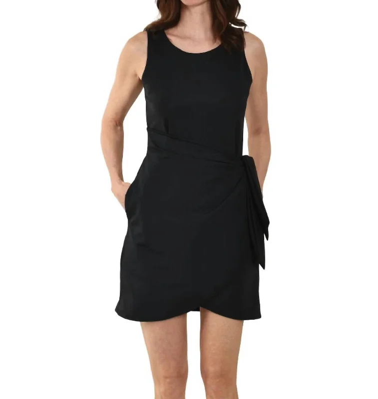 Cabo Wrap Dress In Black