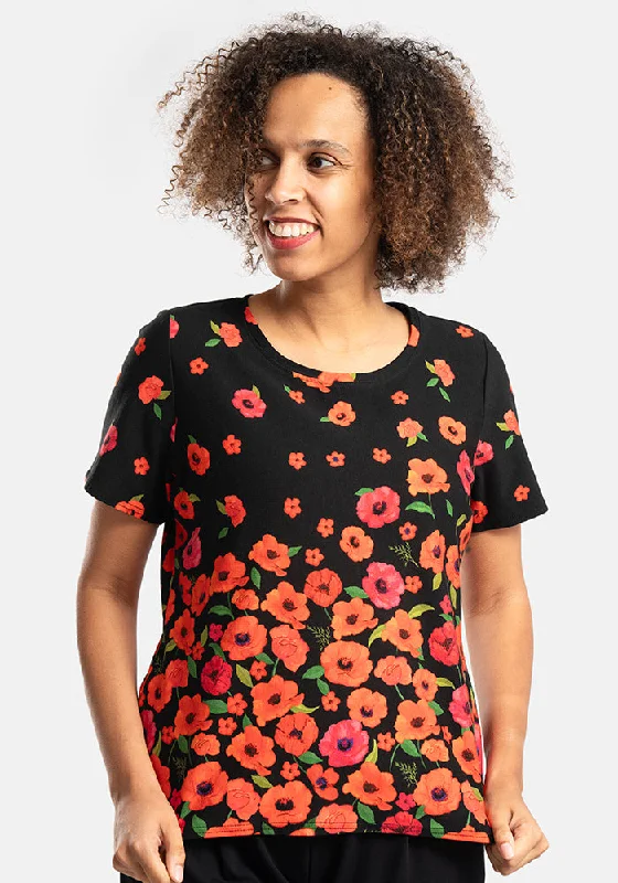 Radley Poppy Print Cotton T-Shirt