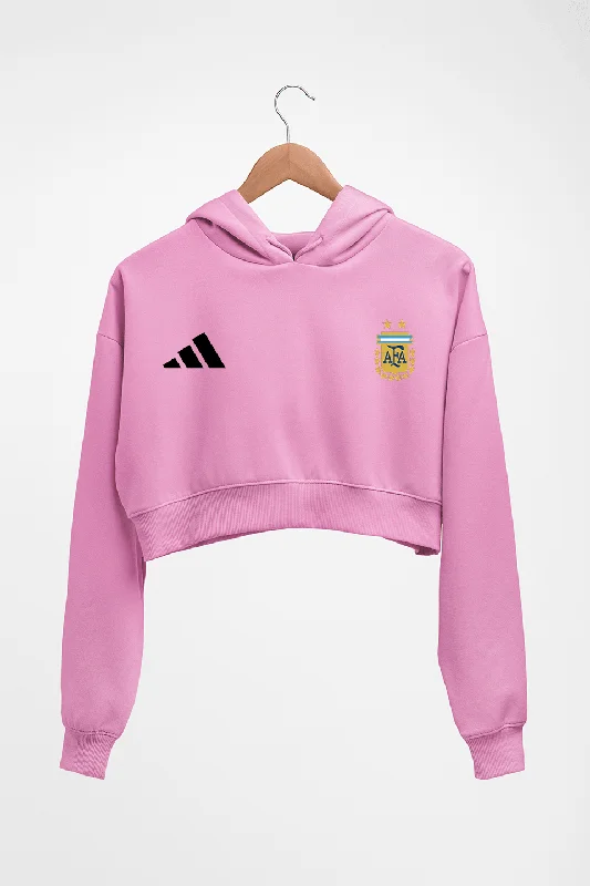 Argentina Football Crop HOODIE FOR WOMEN