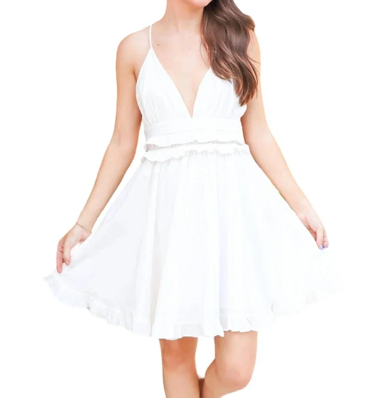 How Sweet Mini Dress In Off White