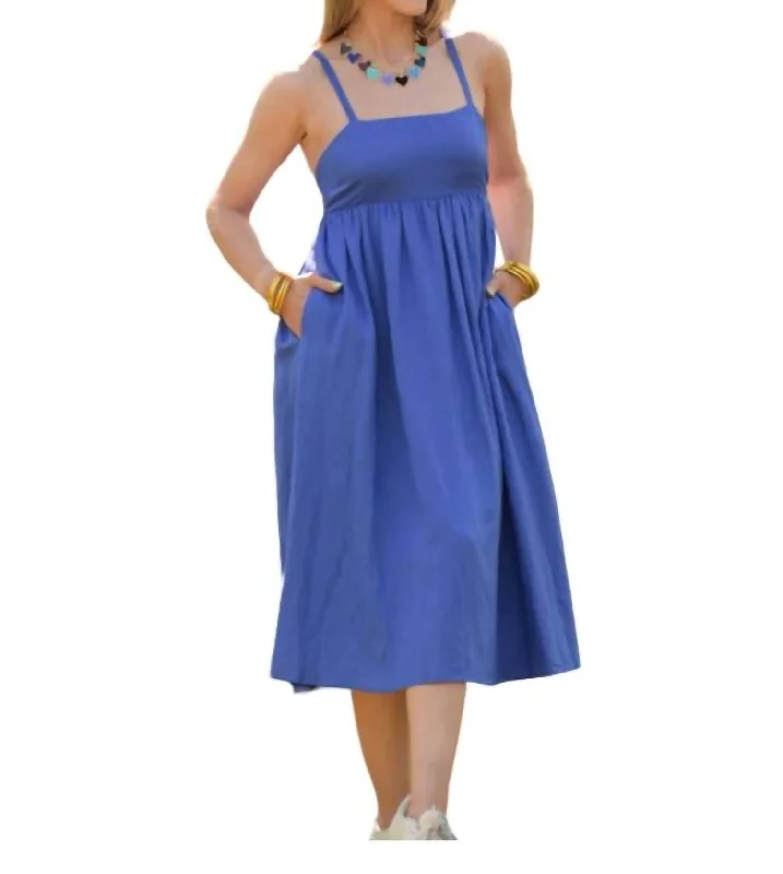 Santa Monica Dress In Cobalt