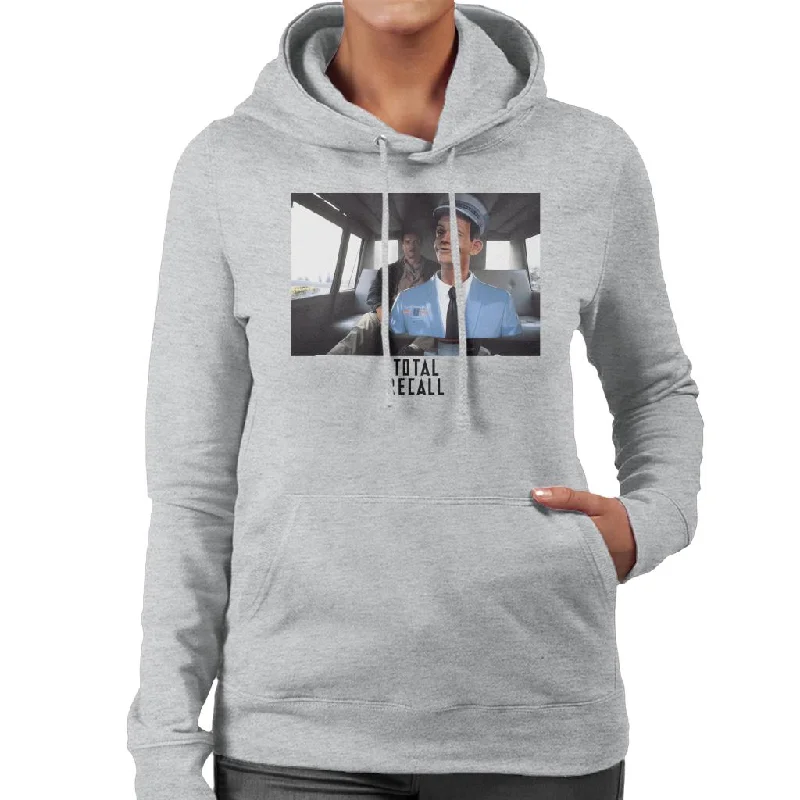 Total Recall Johnny Cab Women's Hooded Sweatshirt