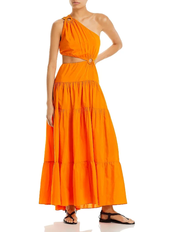 Womens Asymmetric Long Maxi Dress