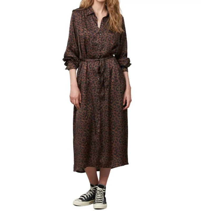 Revelation Dress In Brown