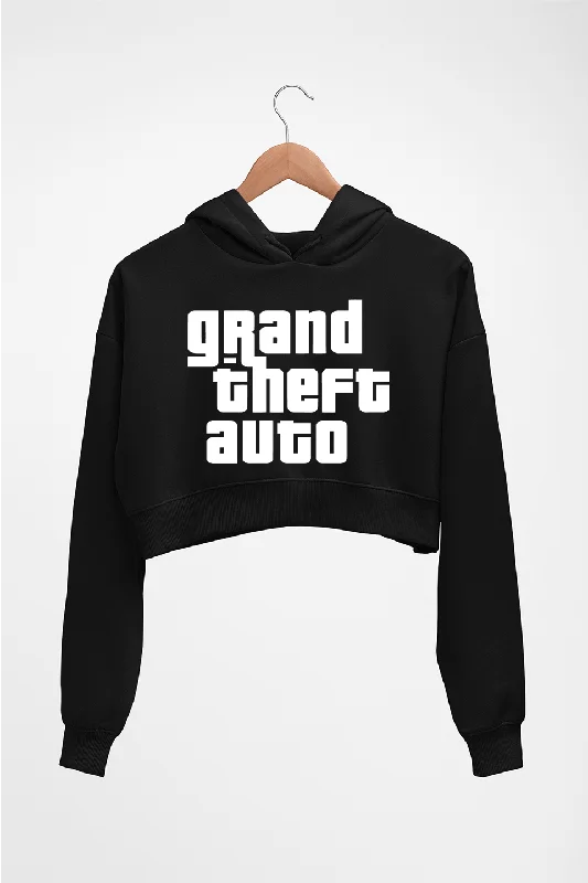 Grand Theft Auto (GTA) Crop HOODIE FOR WOMEN