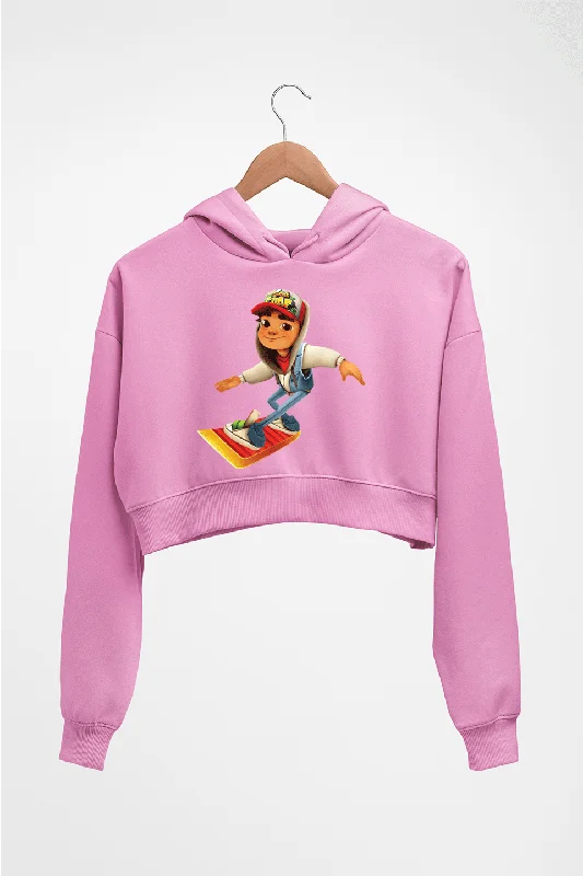 Subway Surfers Crop HOODIE FOR WOMEN