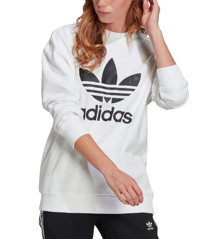 Adidas Originals Womens Trefoil Crewneck Sweatshirt