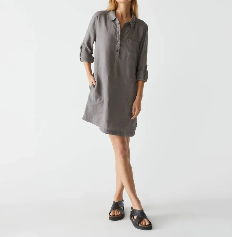 Eleanor Utility Dress In Oxide