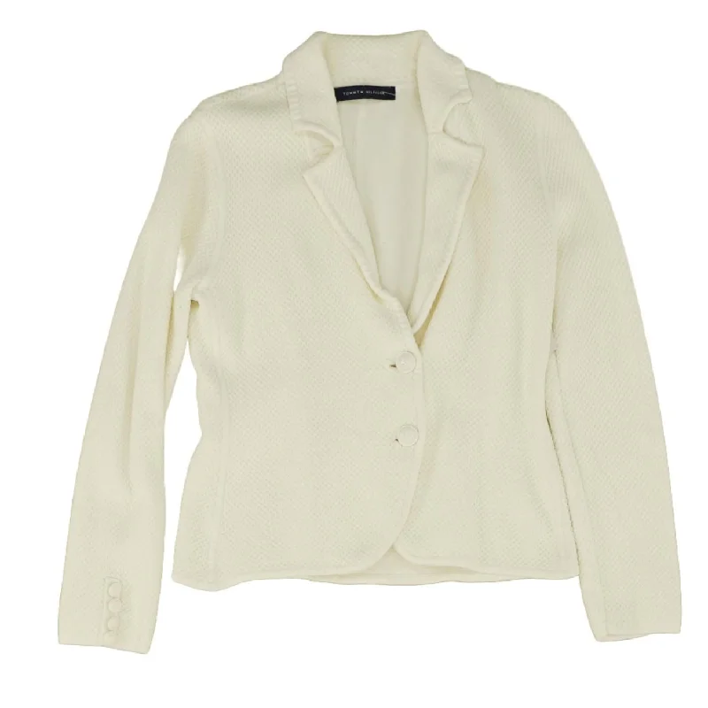 Ivory Solid Blazer