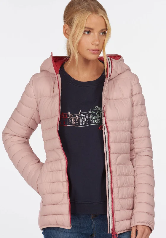 Barbour Womens Saltburn Quilted Jacket, Blusher Pink