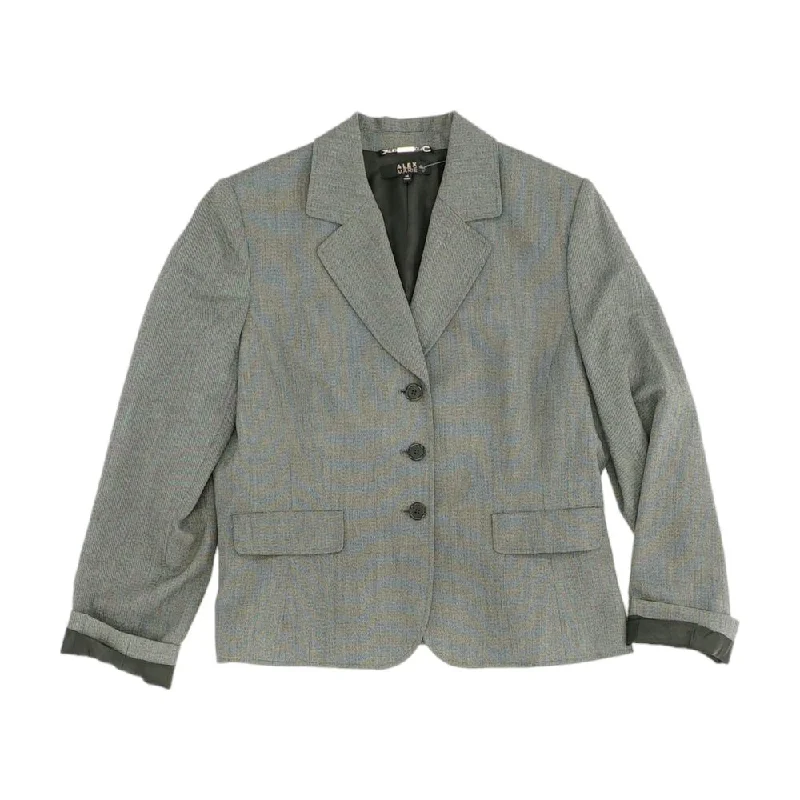 Gray Solid Blazer