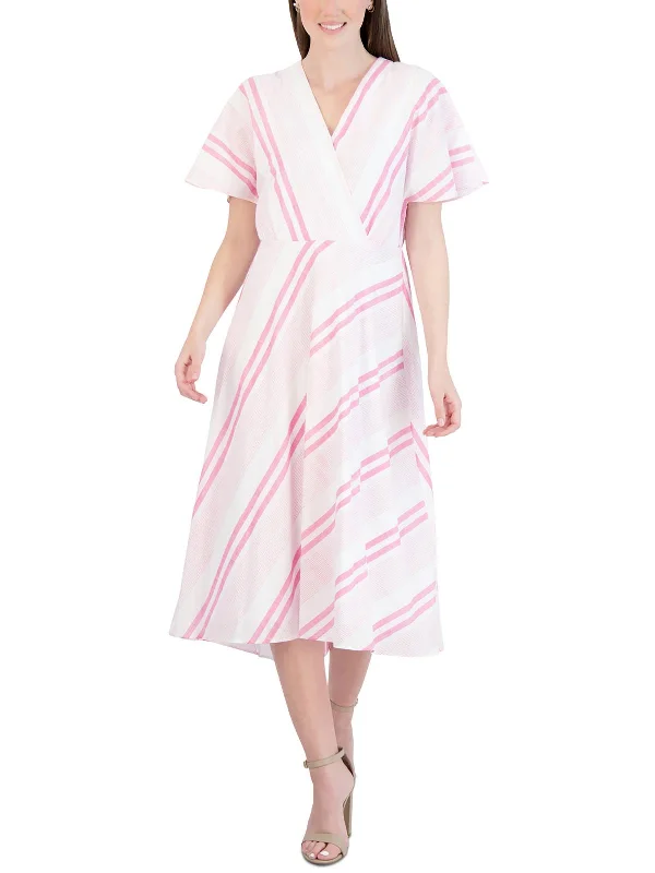 Womens Cotton Midi Dress