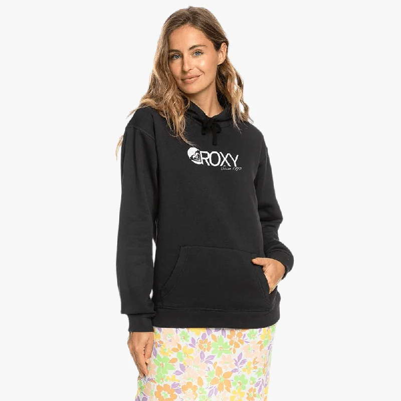 Roxy Womens Surf Stoked Hoody Brushed B Anthracite