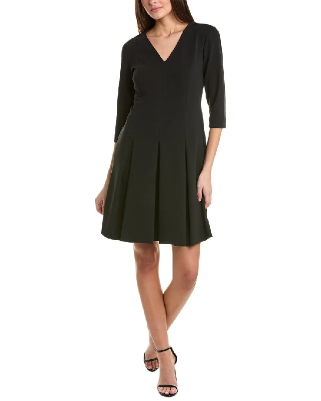 Natori Sold Knit Crepe Dress