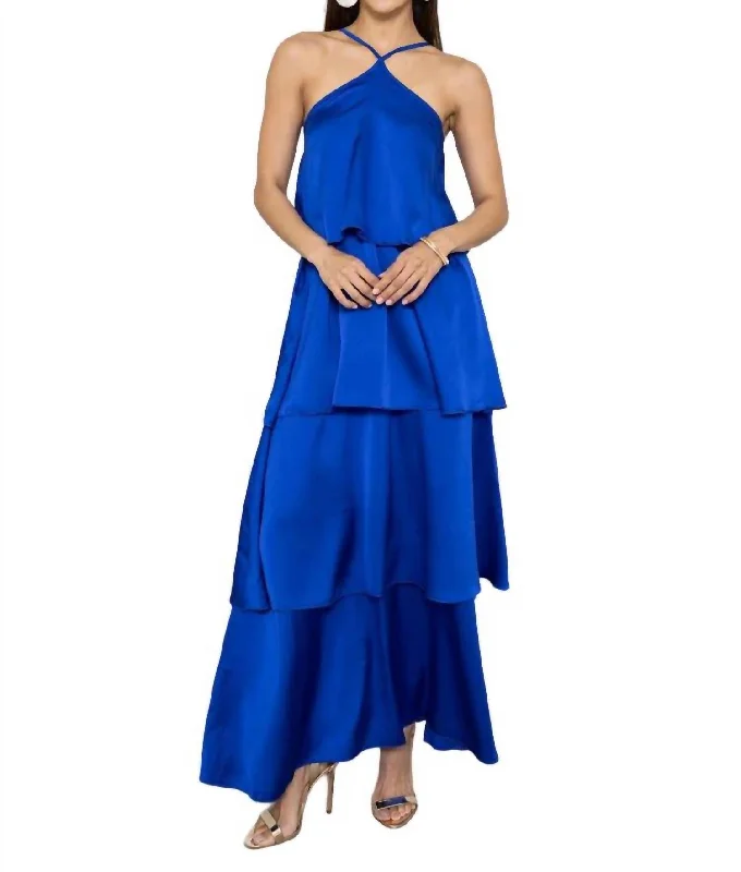 Suriana Dress In Electric Blue