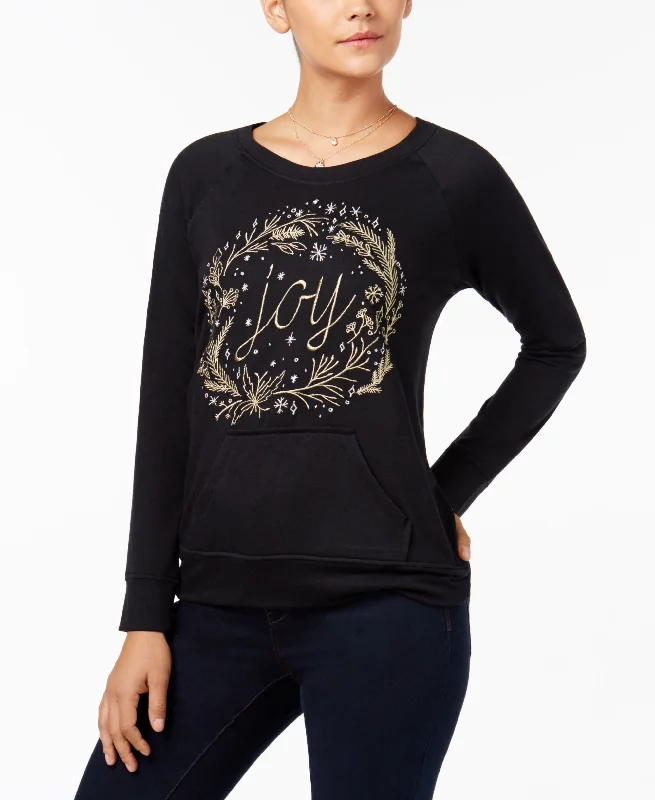 Style & Co Embroidered Sweatshirt