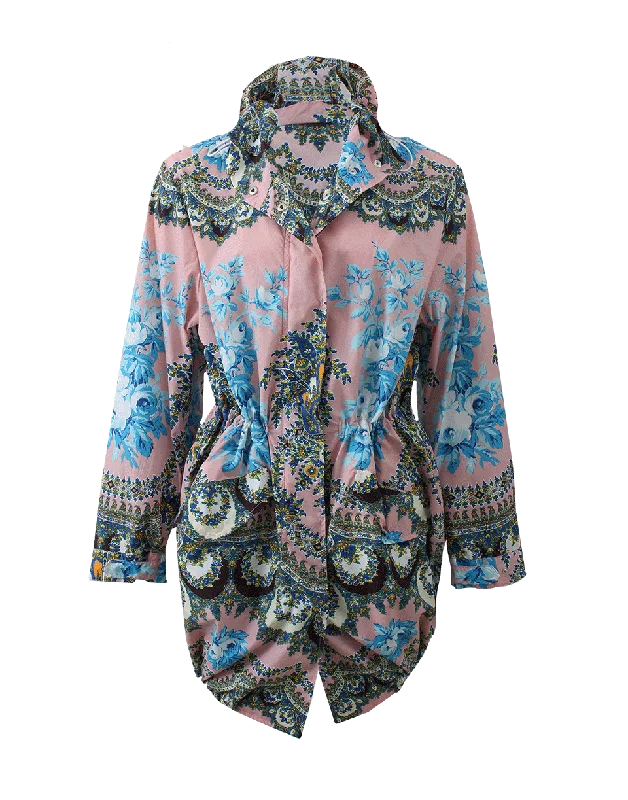 Long Printed Parka