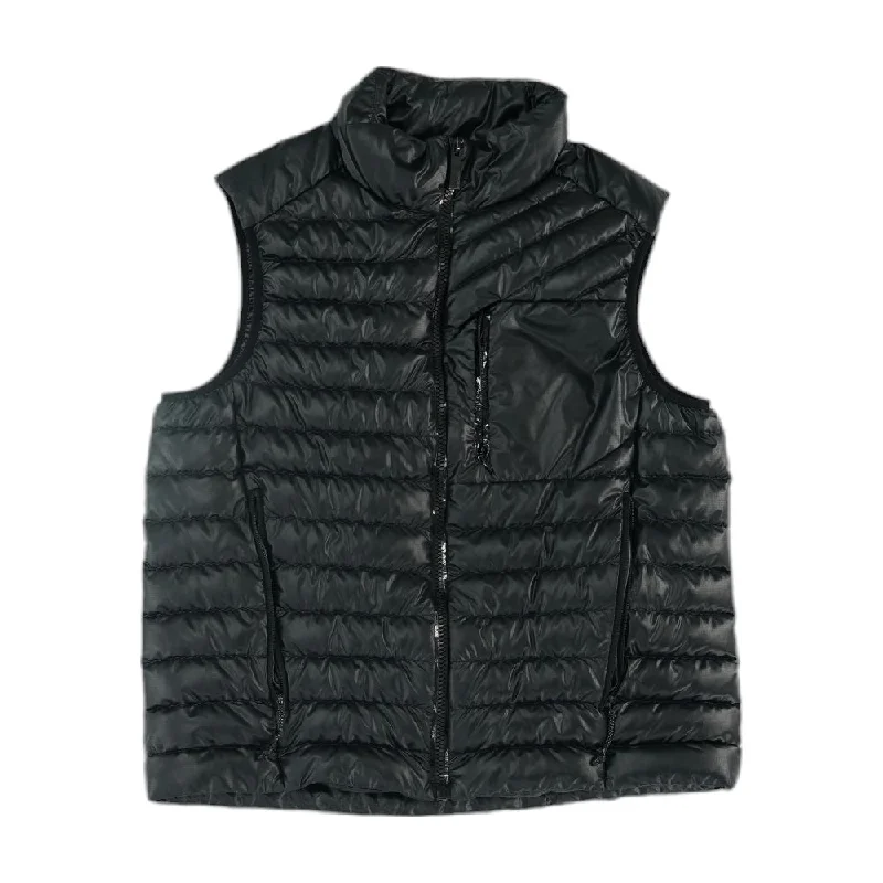 Black Valras Quilted Down Vest