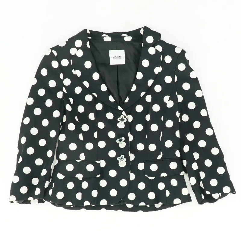 2000's Polka Dot Single-Breasted Blazer