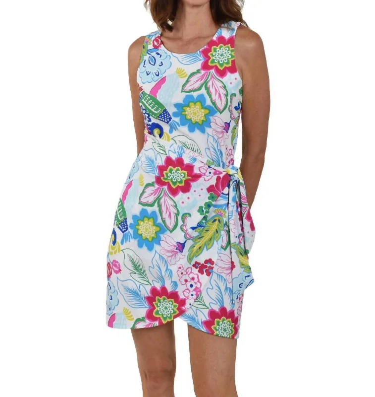 Cabo Wrap Dress In Paradise