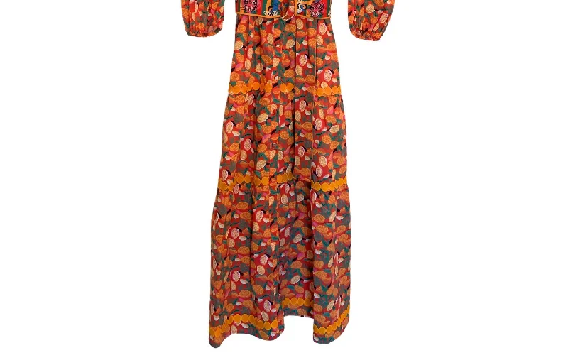 Women's Natalie Dress In Orange