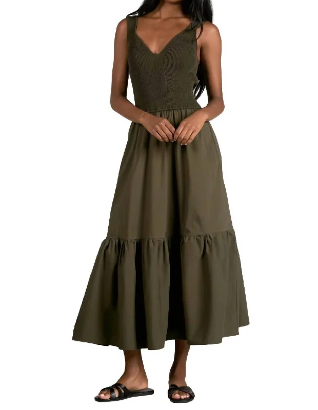 Bobby Dress In Olive