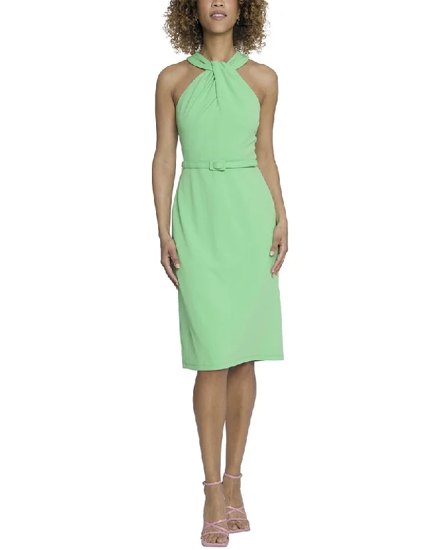 Maggy London Scuba Crepe Midi Dress