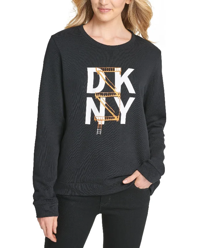 DKNY Glitter Logo Sweatshirt