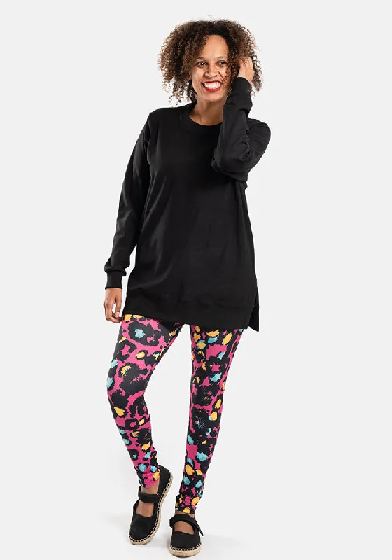 Black Longline Popsy Sweatshirt