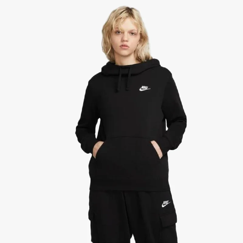 Nike Womens Nsw Club Po Hoodie Black