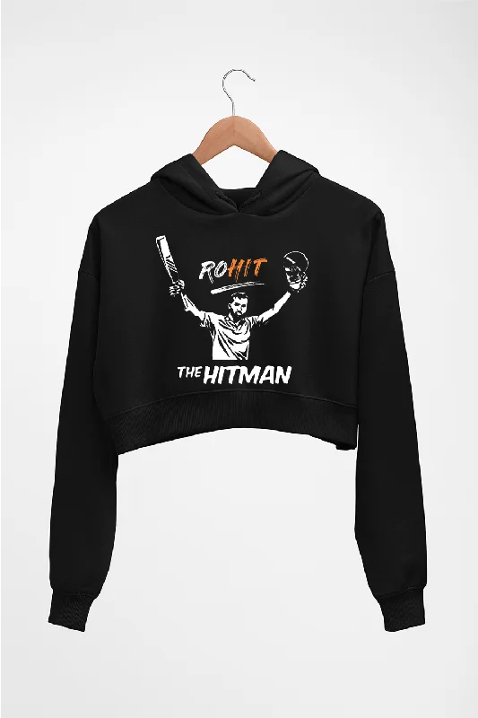 Rohit Sharma Crop HOODIE FOR WOMEN