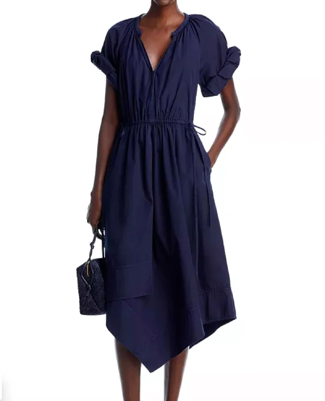 Odin Dress In Maritime Navy