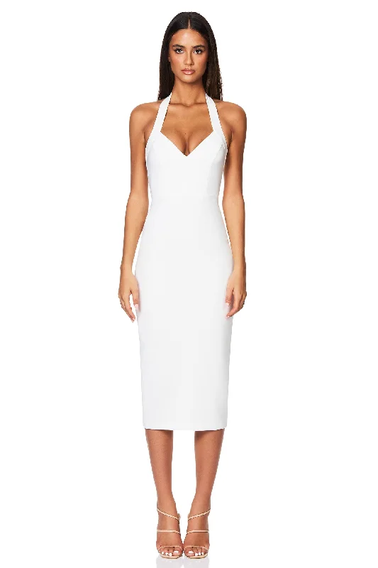 Nookie Love Affair Midi Dress - White