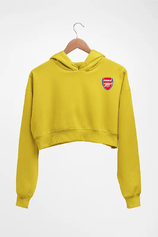 Arsenal Logo Crop HOODIE FOR WOMEN