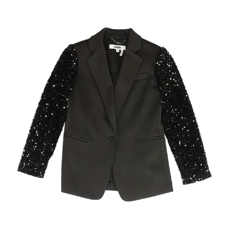 Black Solid Blazer