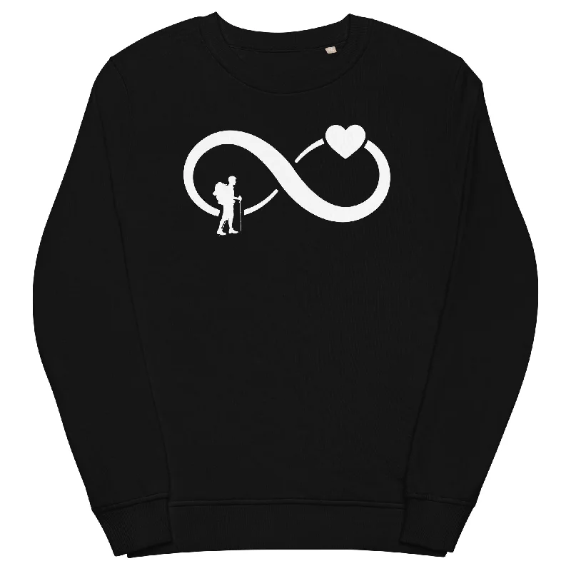 Infinity Heart and Hiking - Unisex Premium Organic Sweatshirt