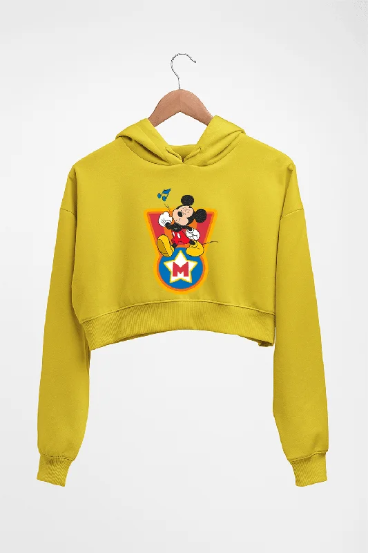 Mickey Mouse Crop HOODIE FOR WOMEN