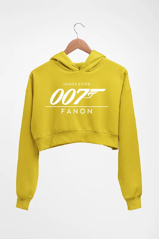 James Bond (007) Crop HOODIE FOR WOMEN