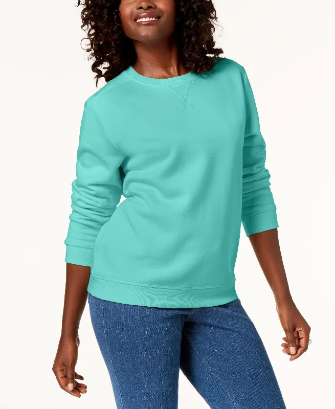 Karen Scott Petite Crew Neck Sweatshirt