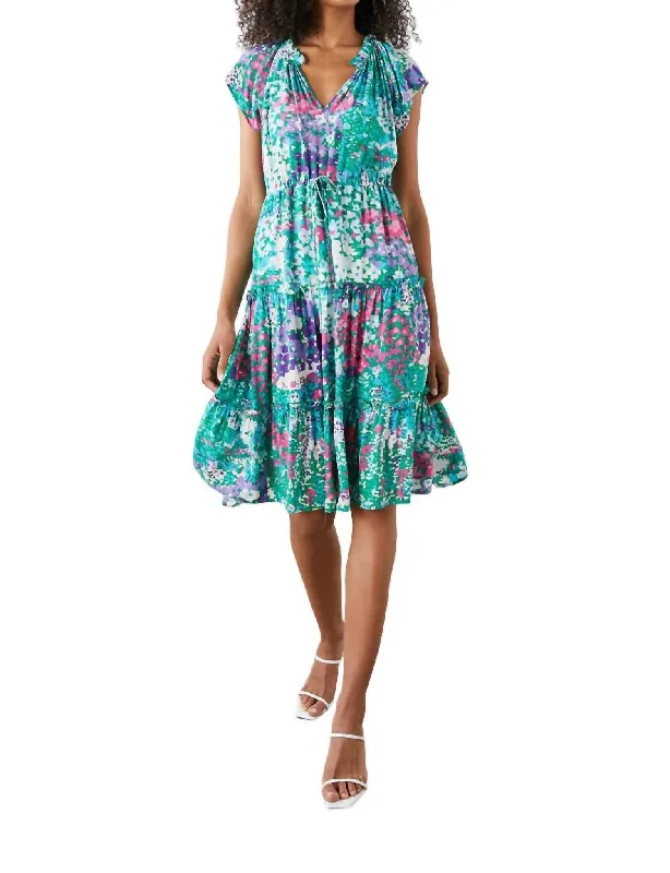 Juni Dress In Gardenia Floral