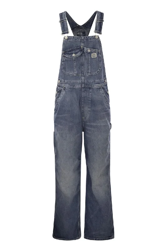 Denim dungarees