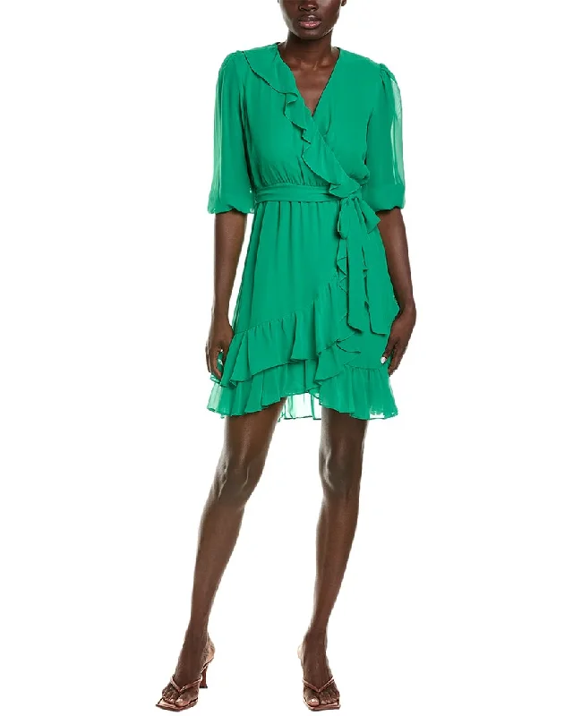 Maison Tara Faux Wrap Dress