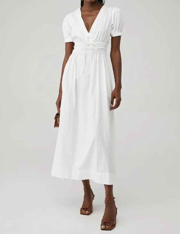 Sabela Dress In White