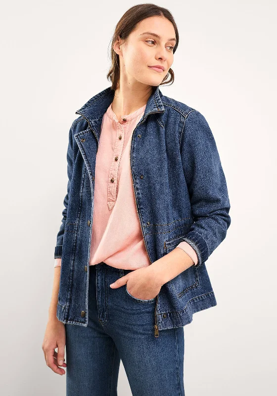 White Stuff Layla Utility Denim Jacket, Blue