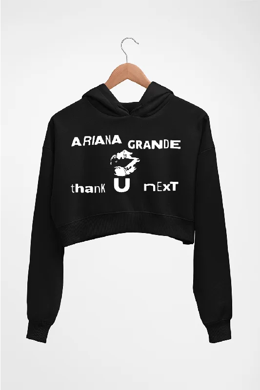 Ariana Grande thank u next Crop HOODIE FOR WOMEN